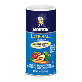 Morton  lite salt mixture, half the sodium of table salt Full-Size Picture